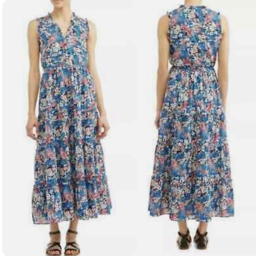 Elizabeth and James Meg Floral Tier Maxi Dress